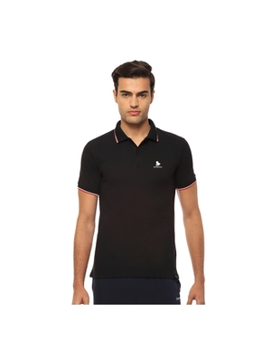 Hummel Eunice Polo T-shirt-Black with Red